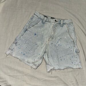 Highest Rise Utility Shorts with Splatter Paint Design by Wild Fable!
